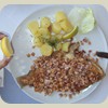 Hamburg GastSt&auml;eSt&ouml;beker - Scholle-mit-Grabben-und-Speck